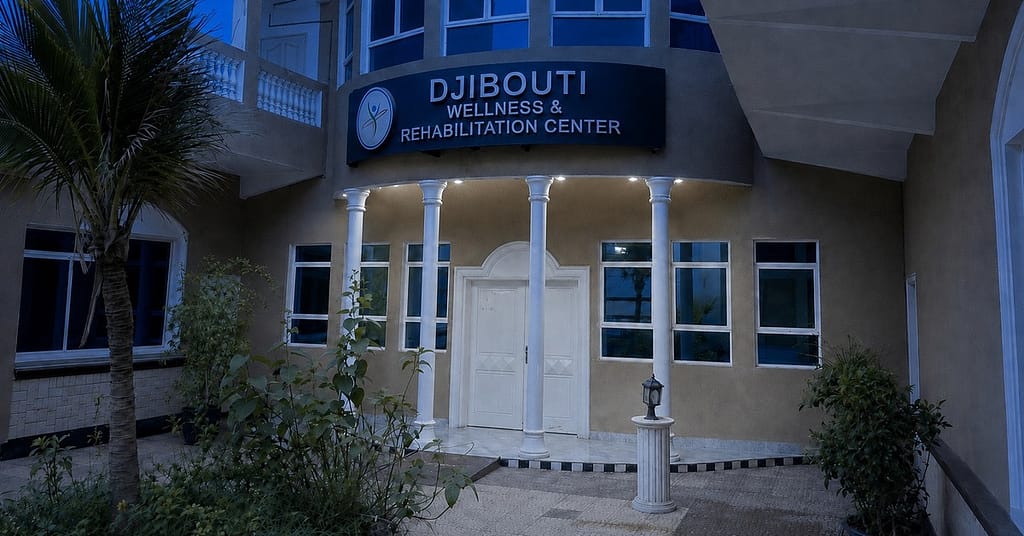 Exterior of the rehabilitation centre during my physiotherapy journey