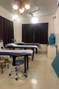 Treatment room where I completed my physiotherapy sessions